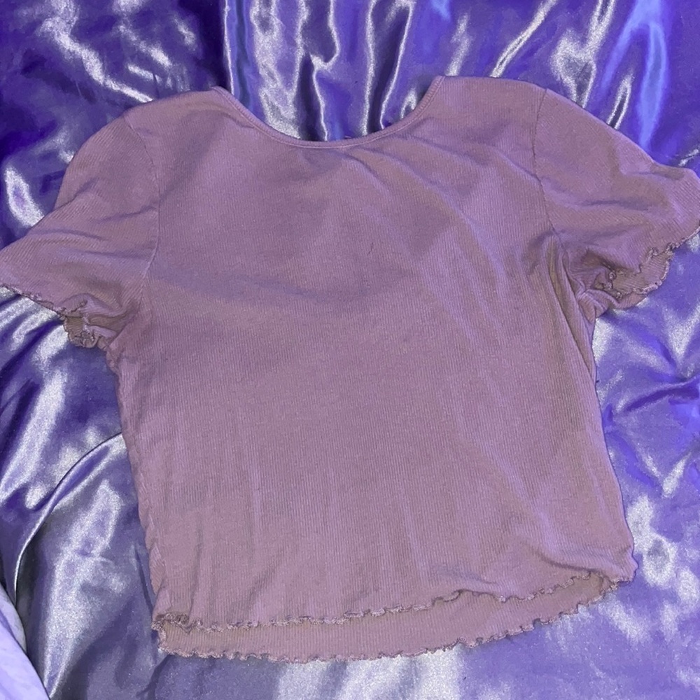 Tan shirt